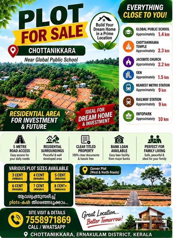What to check before buying a residential plot in Ernakulam