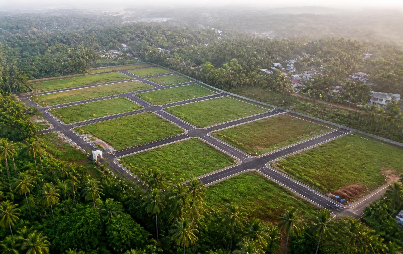 Residential plot layout